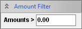 Amount Filter