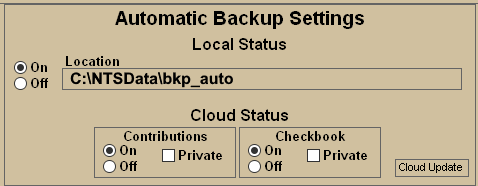 Automatic Backup